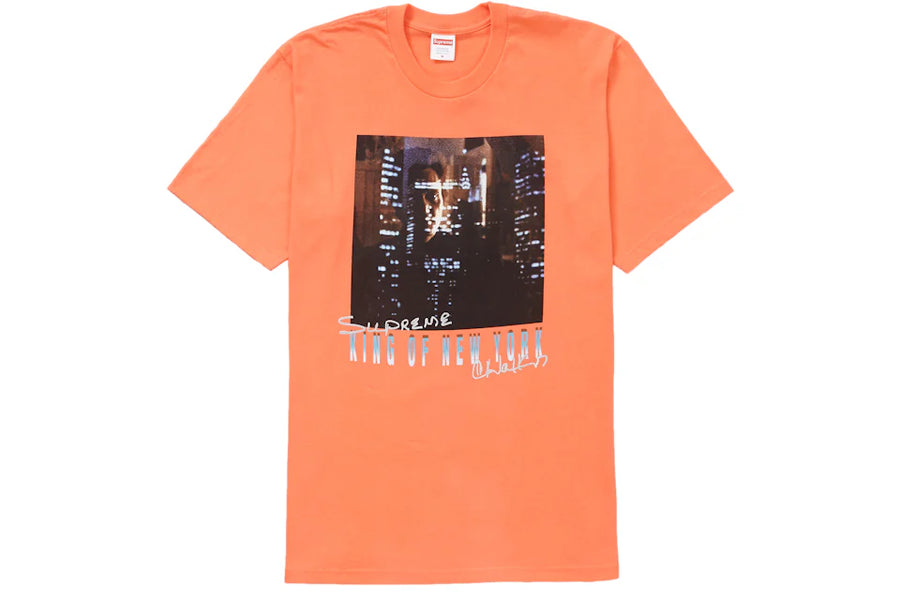 Supreme King of New York Tee Neon Orange