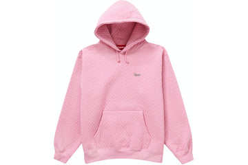 305360-025 Micro Quilted Hooded Sweatshirt Dusty Pink