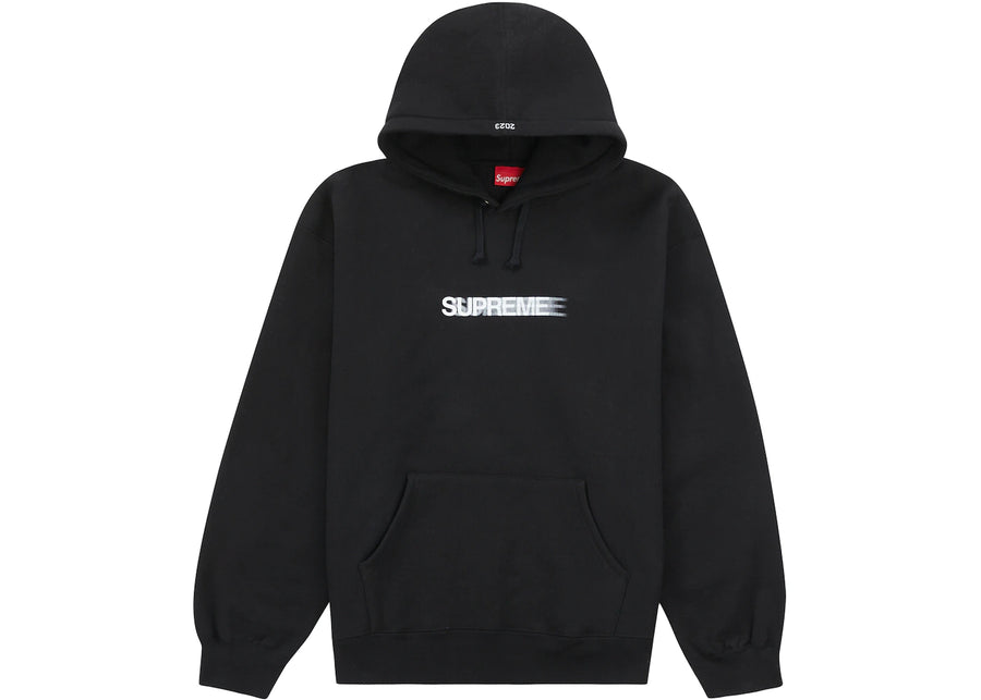 Supreme Motion Logo Hooded Sweatshirt (SS23) Black