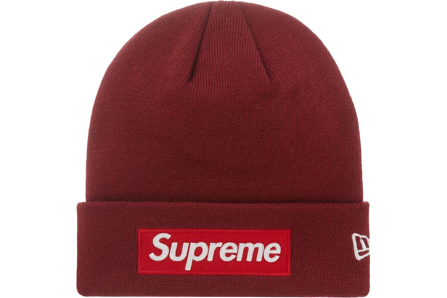 Supreme New Era Box Logo Beanie (FW22) Cardinal – RIF LA