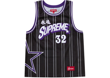 Supreme Star Basketball Jersey Black