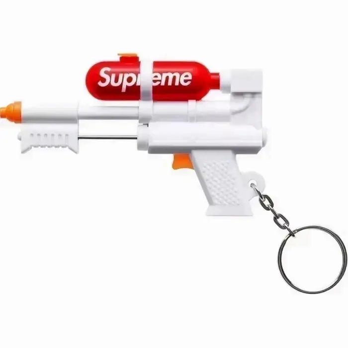 Supreme Super Soaker 50 Water Blaster White Keychain