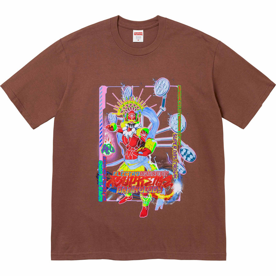 Supreme Electromagnetic Tee Brown