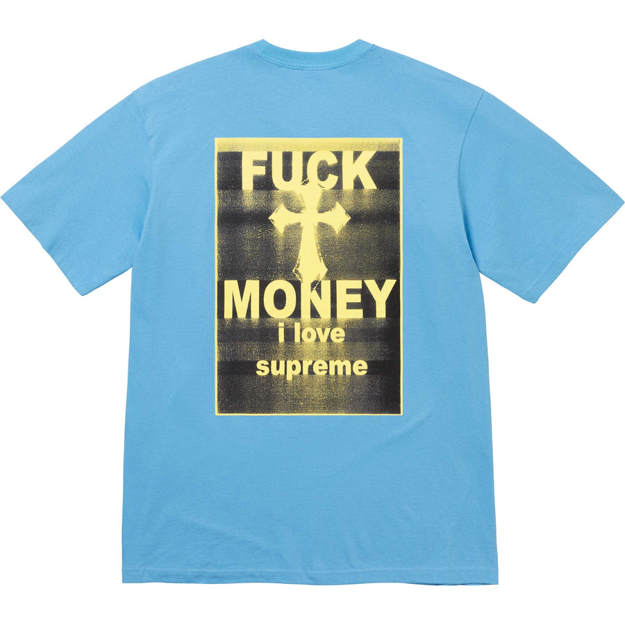 Supreme Fuck Money Tee Blue