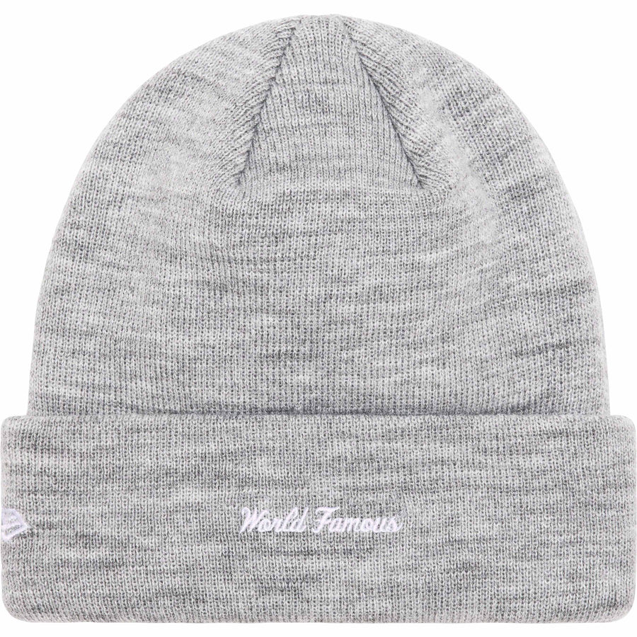 Supreme New Era Box Logo Beanie (FW23) Heather Grey