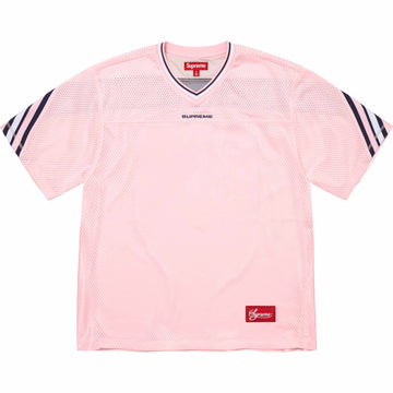 Supreme Jacquard Rib Football Jersey Pink