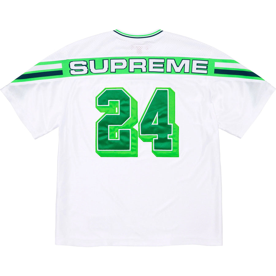 Supreme Jacquard Rib Football Jersey White