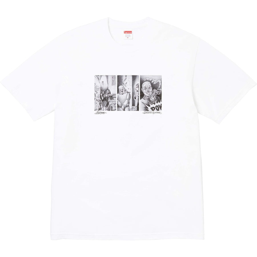 Supreme Mister Cartoon Pow Tee White