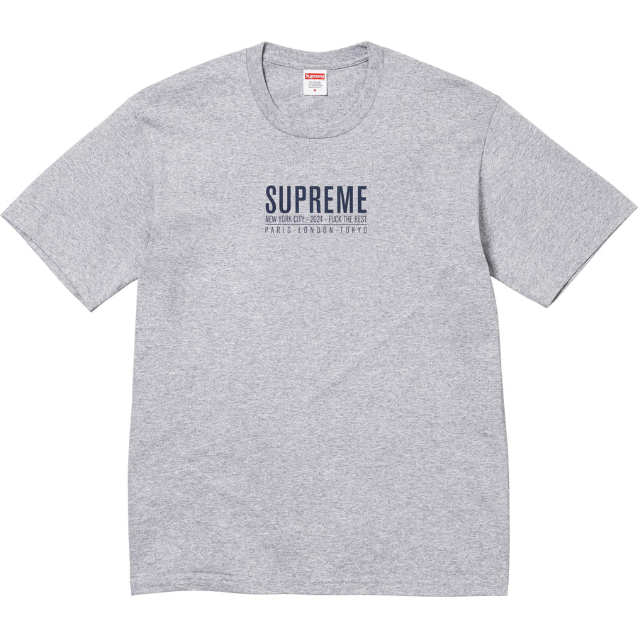 Supreme Paris Tee Heather Grey