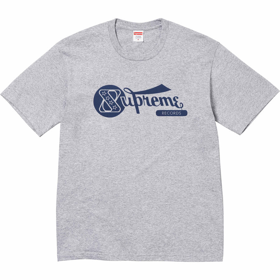 Supreme Records Tee Heather Grey