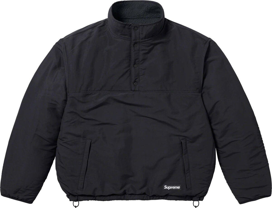 Supreme Polartec Shearling Reversible Pullover Black