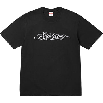 Supreme Script Tee Black