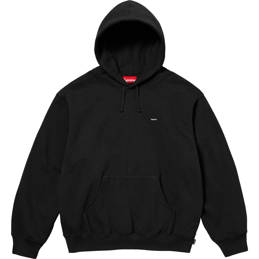 Supreme Small Box Logo Hoodie Black (WORN)