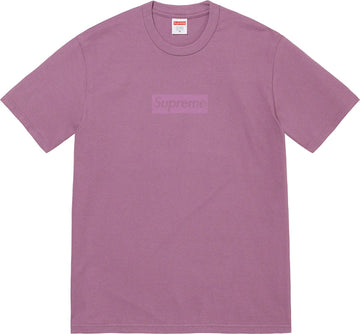 Supreme Tonal Box Logo Tee Dusty Purple