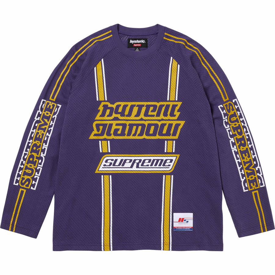 Supreme Hysteric Glamour Mesh L/S Top Purple