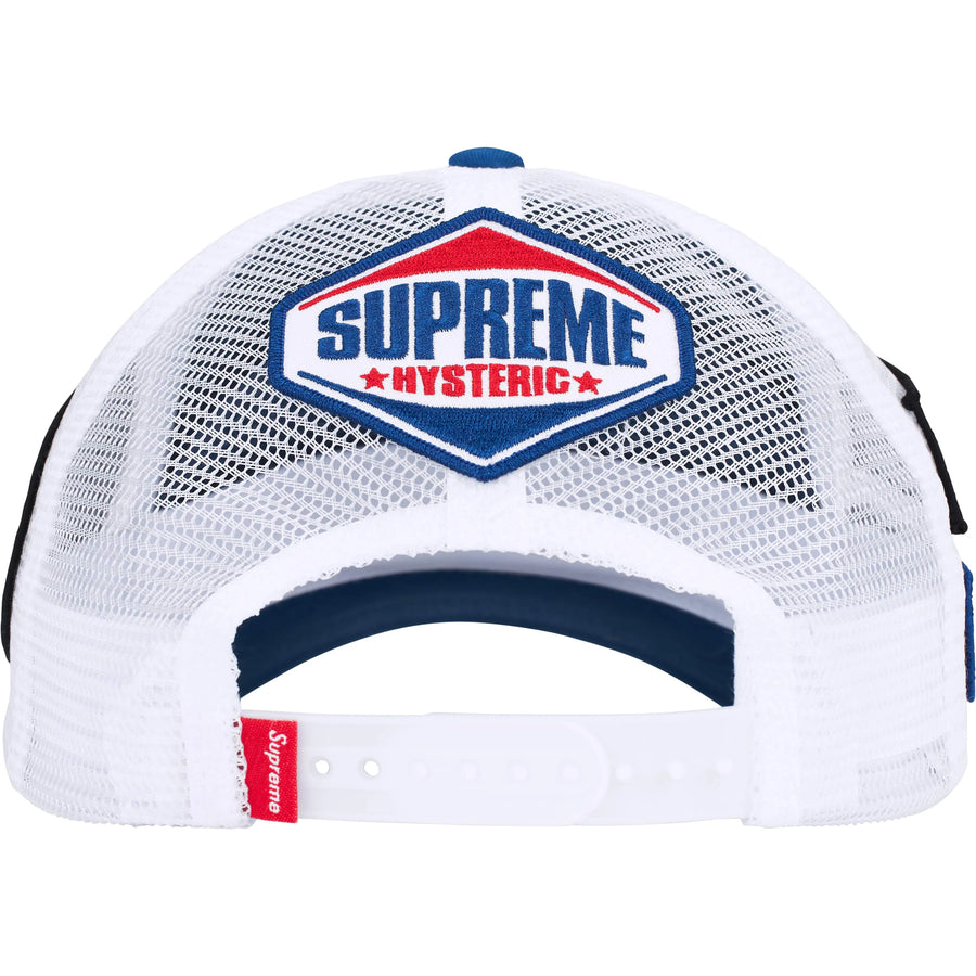 Supreme Hysteric Glamour Vanson Leather Mesh Back 6-Panel Blue