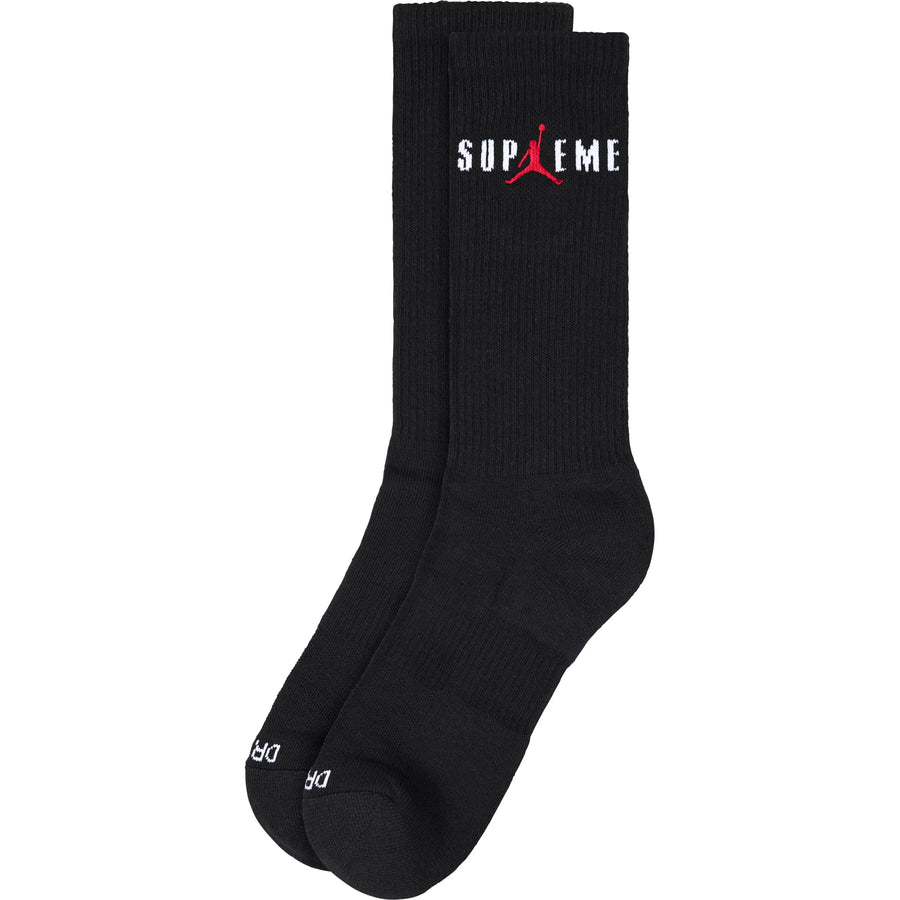 Supreme Jordan Crew Socks Black