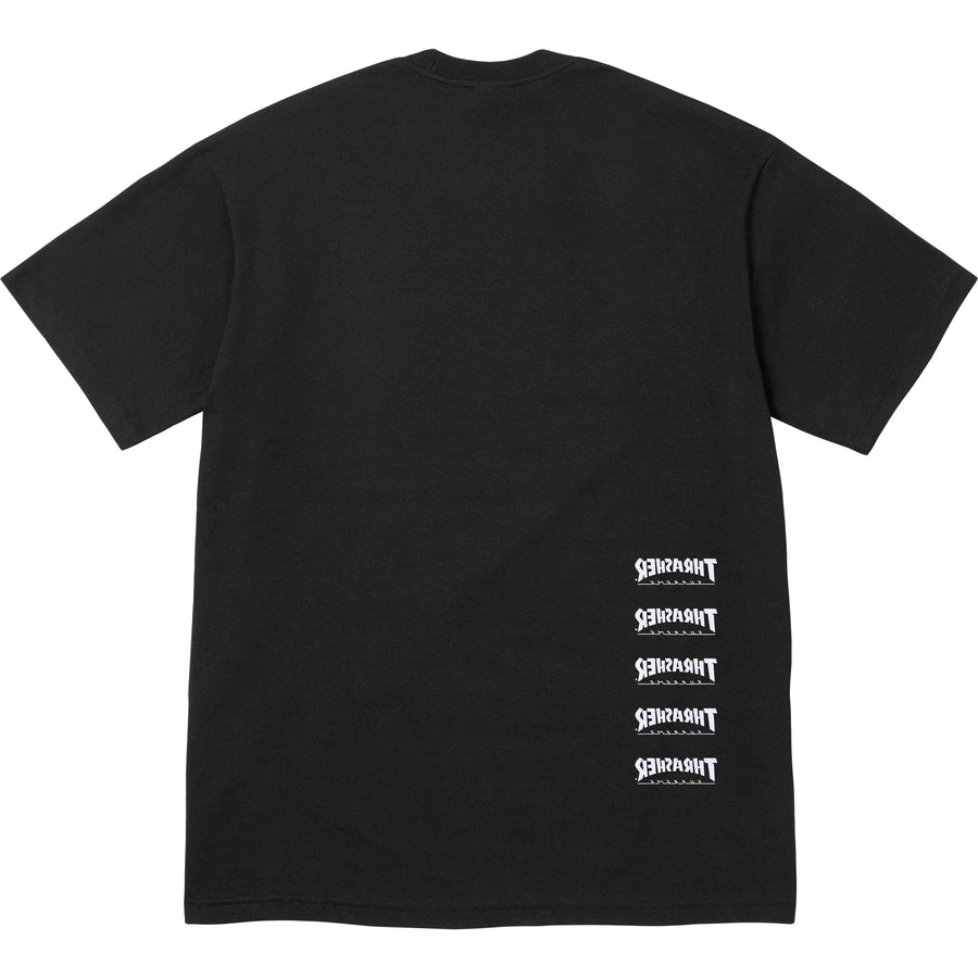 Supreme Thrasher Back Tail Tee Black