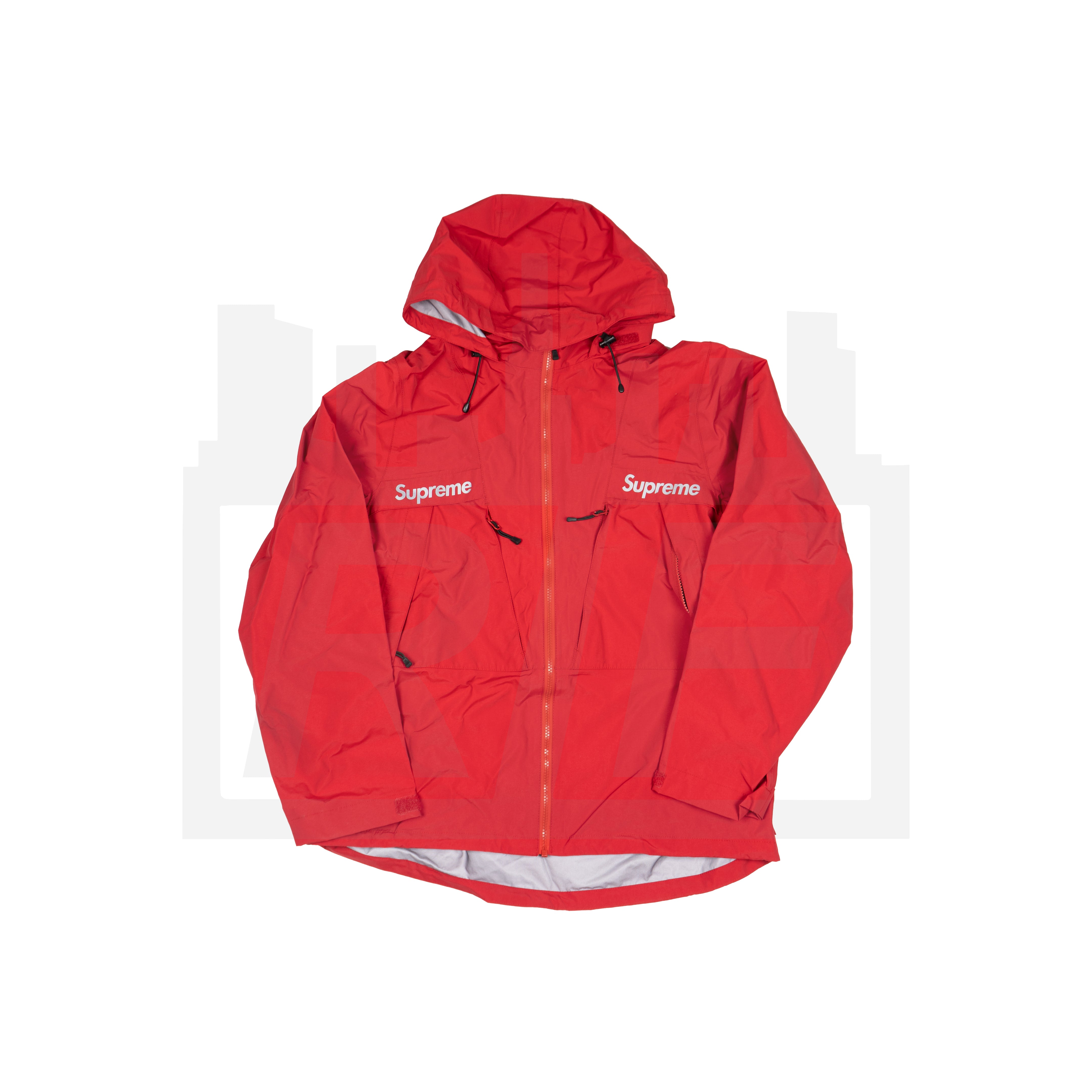 Supreme taped 2025 seam jacket red