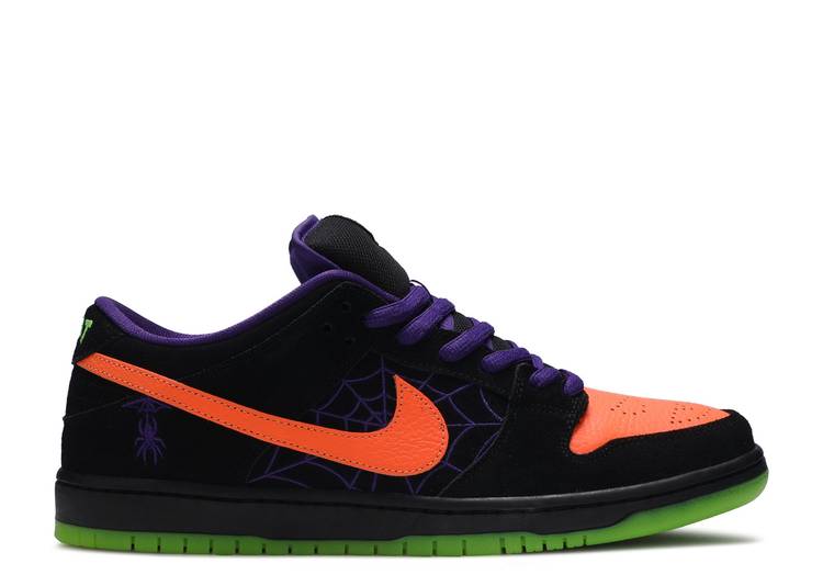 Nike SB Dunk Low Night of Mischief Halloween (WORN)