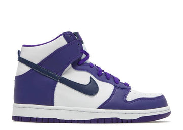 nike womens Dunk High Electro Purple Midnght Navy (GS)