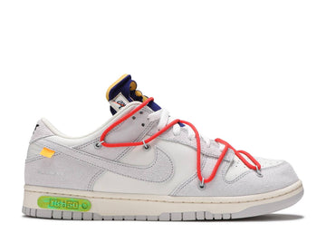 nike fluorescent Dunk Low Off-White Lot 13