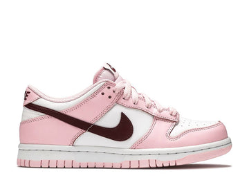 nike foot Dunk Low Pink Foam Red White (GS)