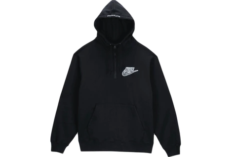 Supreme Nike Half Zip Hooded Sweatshirt Black – RIF LA