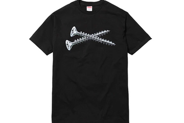 Supreme Screw Tee Black