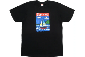 Supreme Sailboat Tee Black