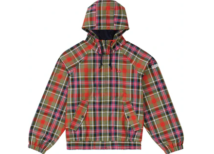 Supreme GORE-TEX Hooded Harrington Jacket Olive Plaid – RIF LA