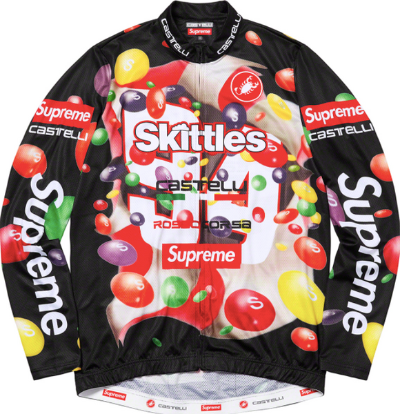 Supreme Skittles Castelli L/S Cycling Jersey Black – RIF LA