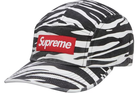 Supreme Washed Chino Twill Camp Cap (FW22) Zebra – RIF LA