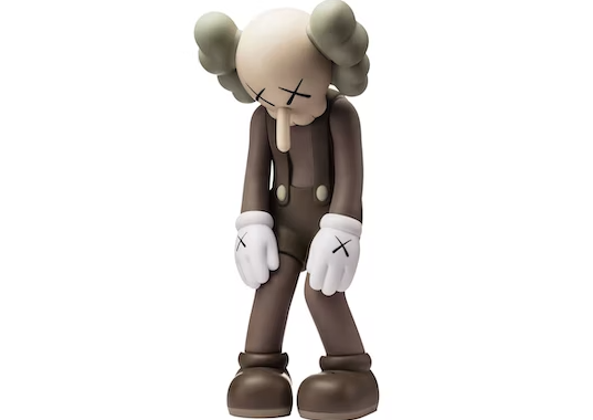 KAWS Small Lie Companion Vinyl Figure Brown (DISPLAYED 9.5/10)