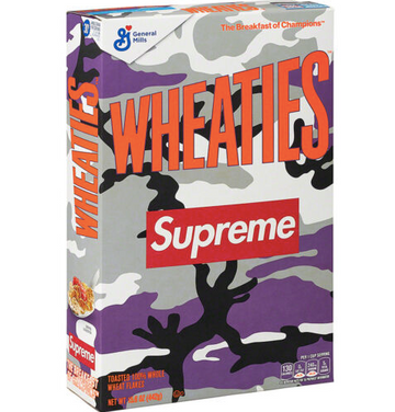 Supreme Wheaties Cereal Box SS21 Purple Camo Single Box (Not Fit For Human Consumption)