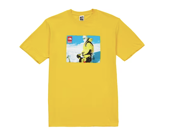 Supreme The North Face Photo Tee Yellow – RIF LA