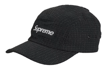 Supreme Glow Ripstop Camp Cap (FW22) Black