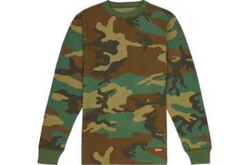 flare Hanes Thermal Crew (1 Pack) FW19 Woodland Camo