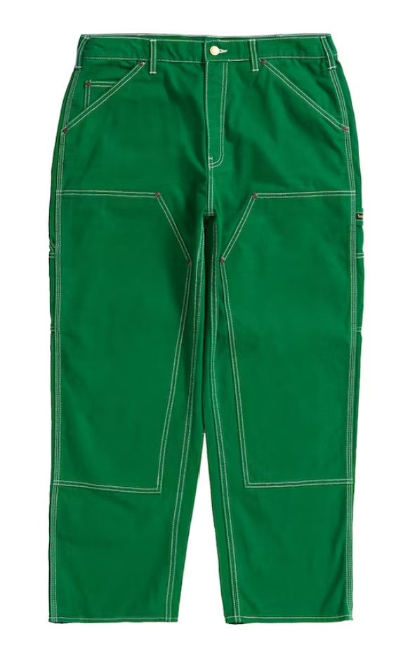 Supreme Double Knee Canvas Painter Pant Green